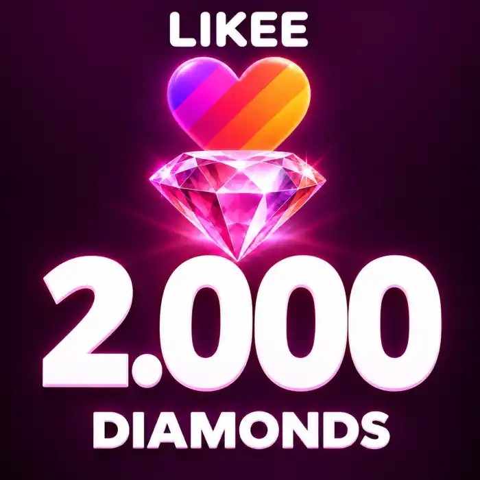 Likee 2.000 Diamonds
