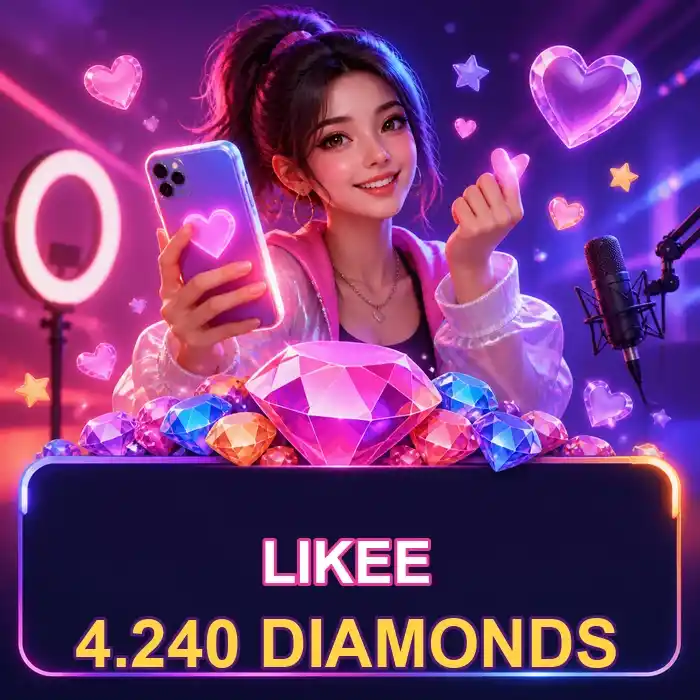 Likee 4.240 Diamonds