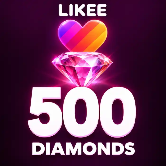 Likee 500 Diamonds