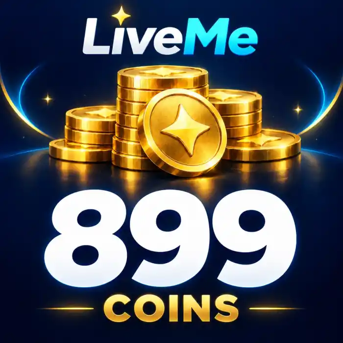 LiveMe 899 Coins 9.99 USD