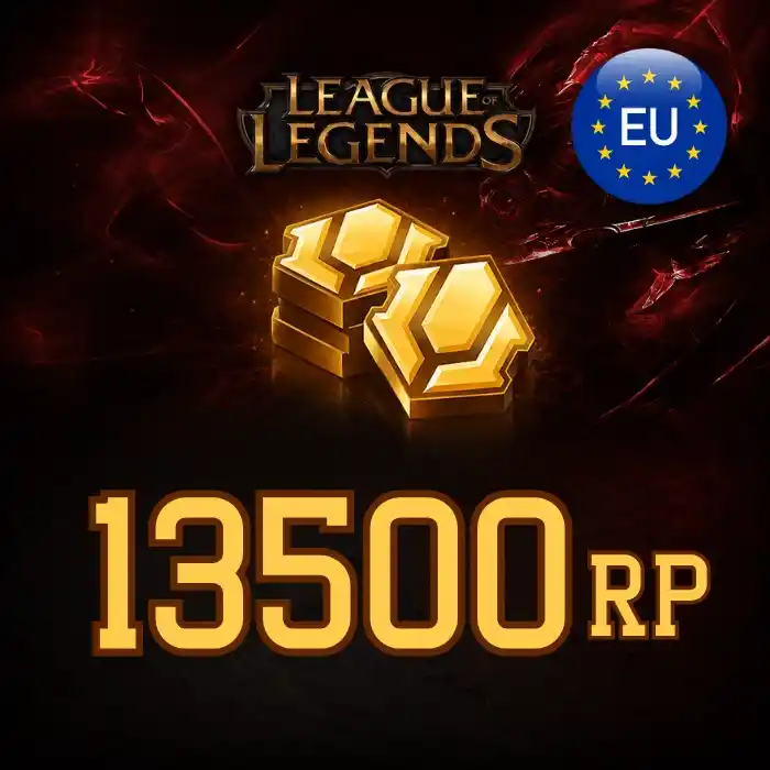 LoL 13500 RP EU West 100 EUR
