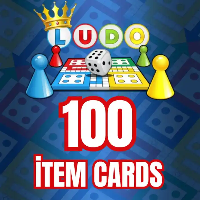 Ludo World 100 item Cards