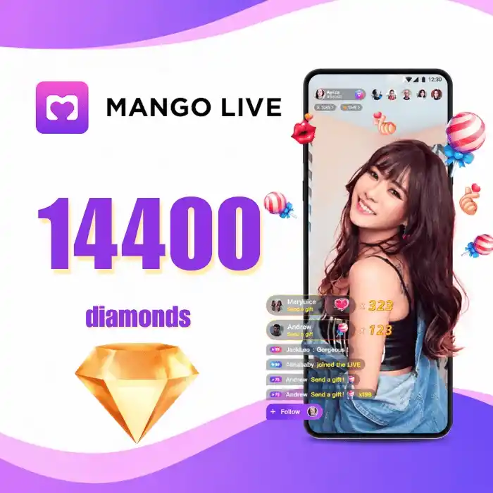 Mango Live 14400 Diamonds
