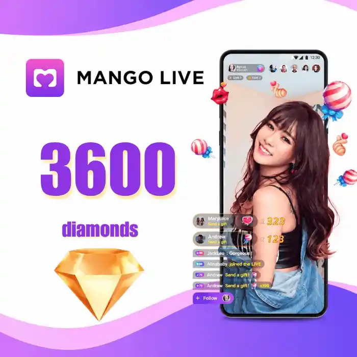 Mango Live 3600 Diamonds