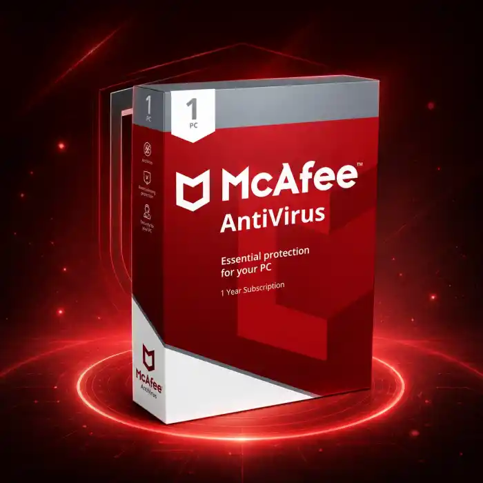 McAfee Antivirus Card 1 user