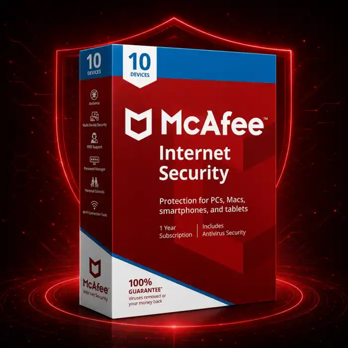 McAfee Internet Security Card 10 Device