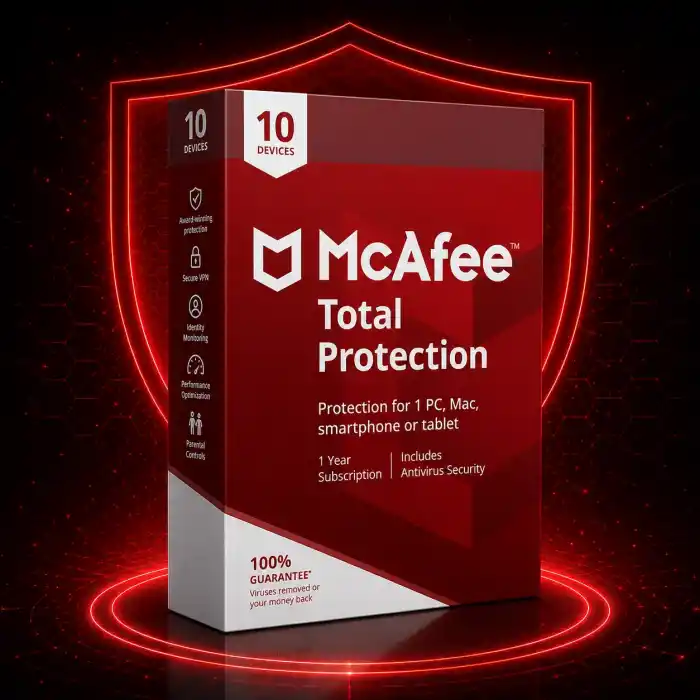 McAfee Total Protection Card 10 Device