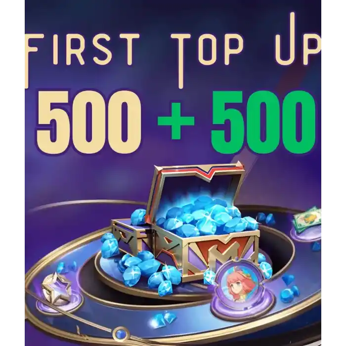 MLBB First Top Up 500 +500 Diamanten UZ
