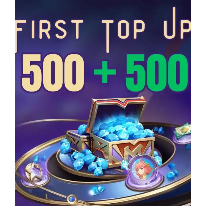 MLBB Top Up Pertama 1000 (500+500) Berlian