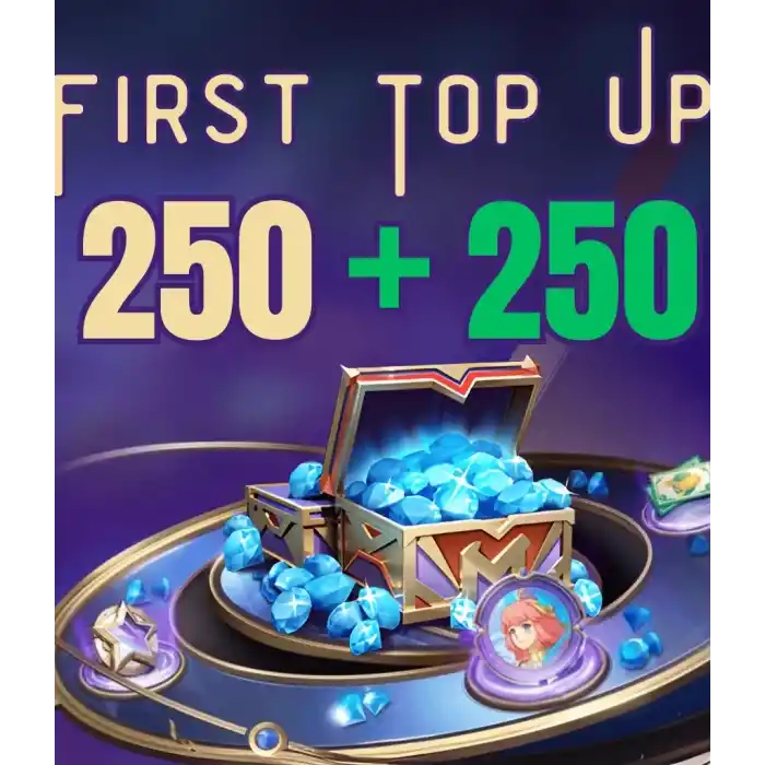 MLBB Top Up Pertama 500 (250+250) Berlian