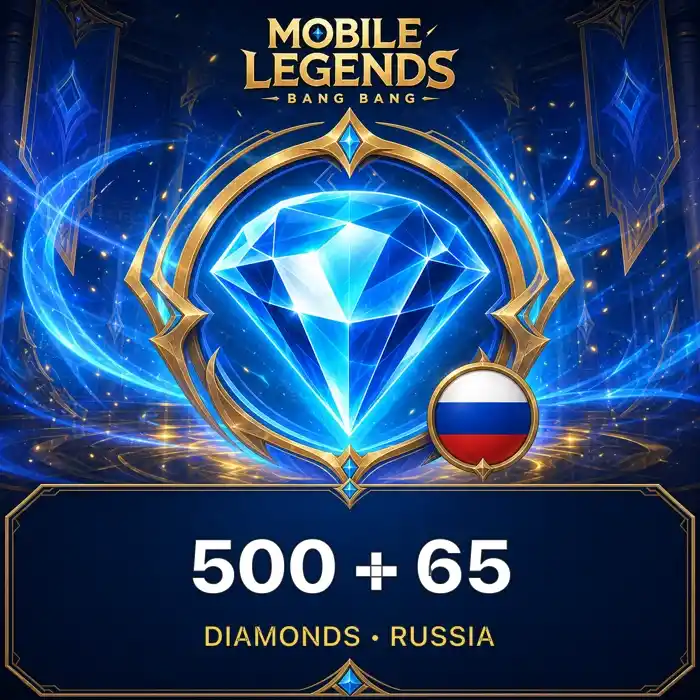 MLBB Rusya 500+65 Diamonds