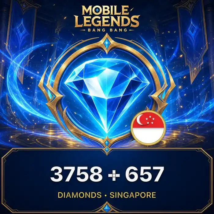 MLBB Сингапур 3758+657 Diamonds