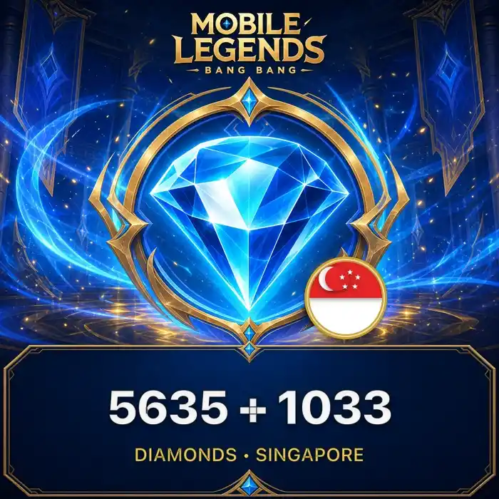 MLBB Сингапур 5635+1033 Diamonds