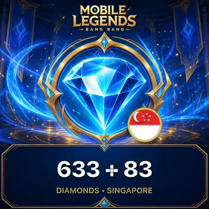 MLBB Сингапур 633+83 Diamonds