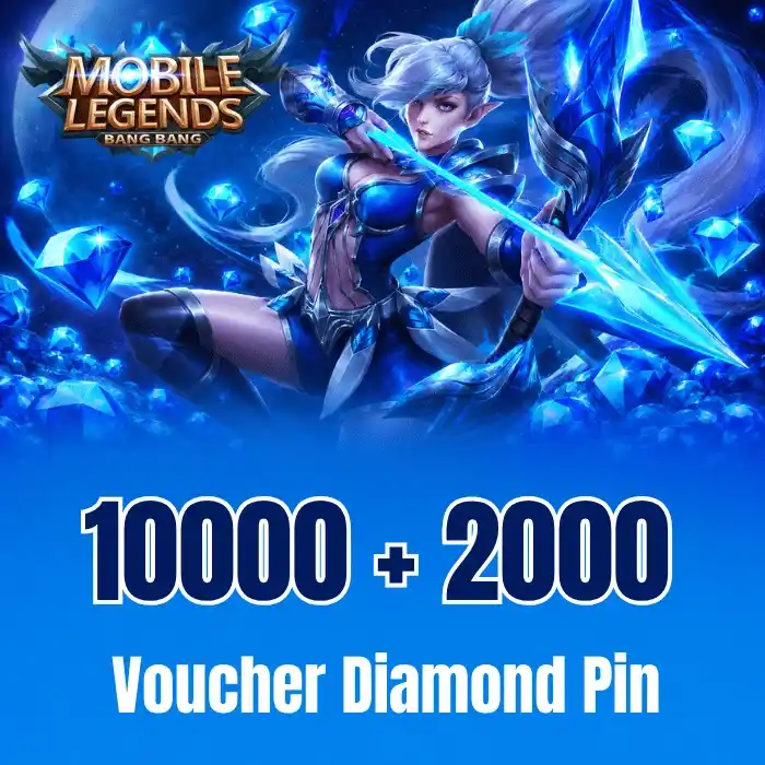 Mobile Legends 10,000 + 2,000 رمز ألماس إضافي