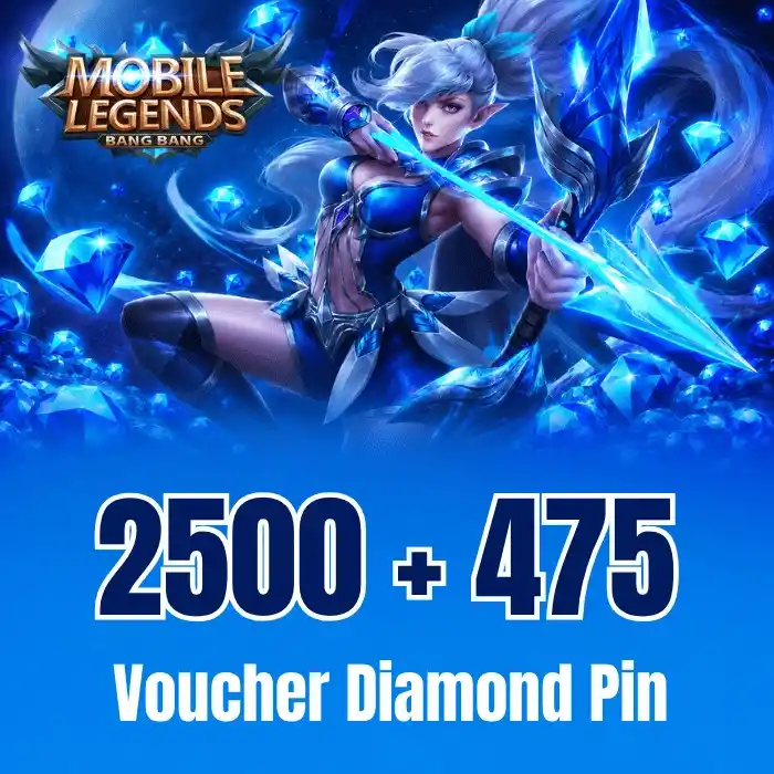 Mobile Legends 2,500 + 475 رمز ألماس إضافي