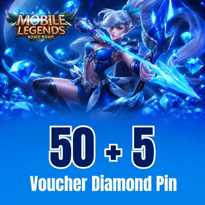 Mobile Legends 50 + 5 رمز ألماس إضافي