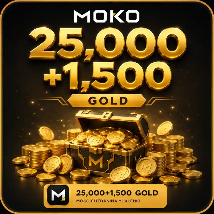 Moko 25,000+1,500 Gold