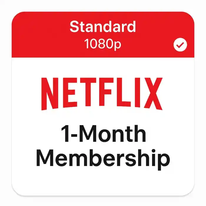 Netflix Standart 1080p 1 Месечно членство