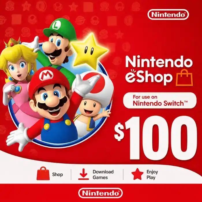 Nintendo 100 $ Voucher