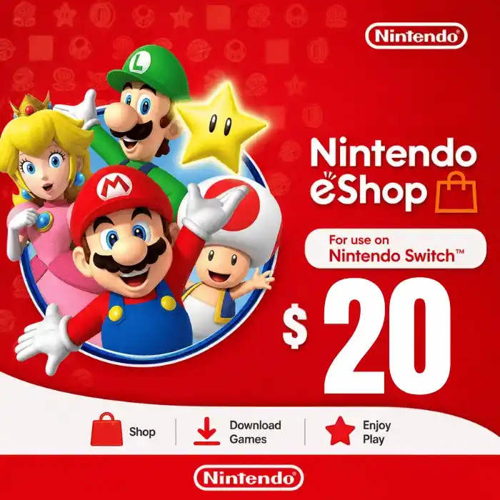 Nintendo 20 $ Voucher