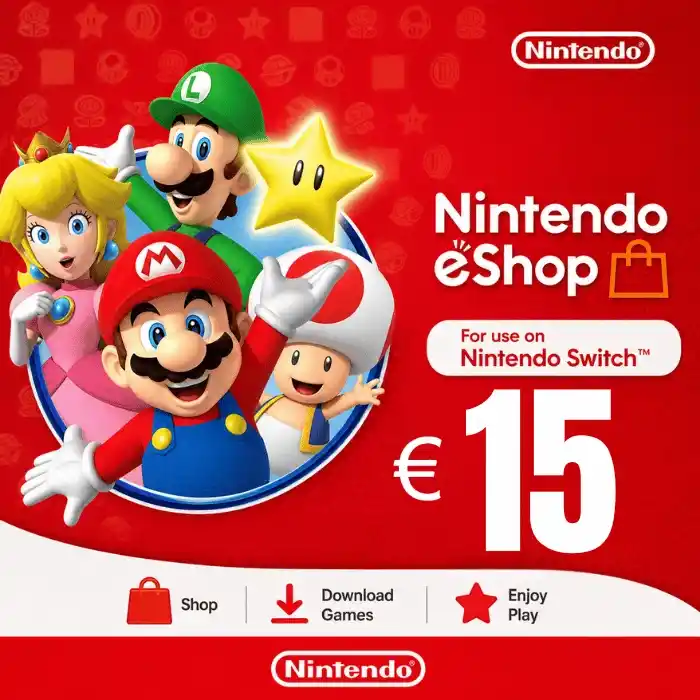 Κάρτα Nintendo eShop - 15 EUR