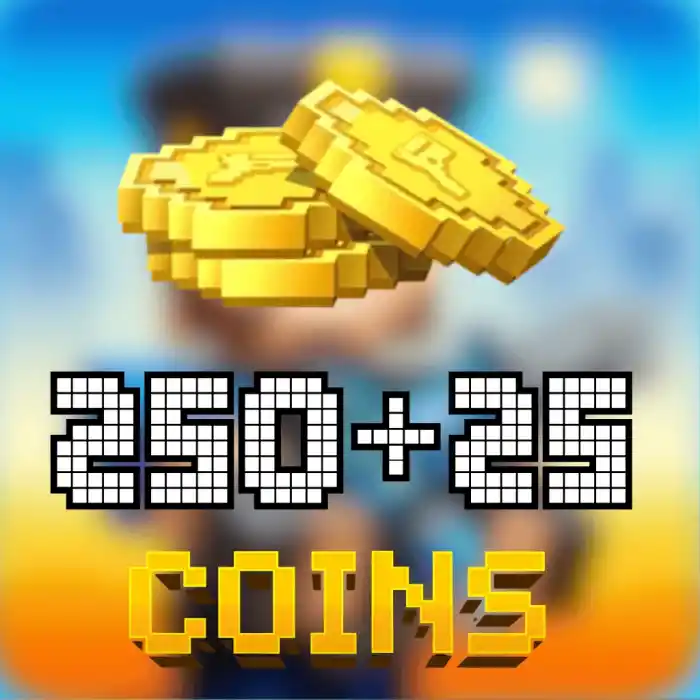 Pixel Gun 3D 275 (250+25) Coins