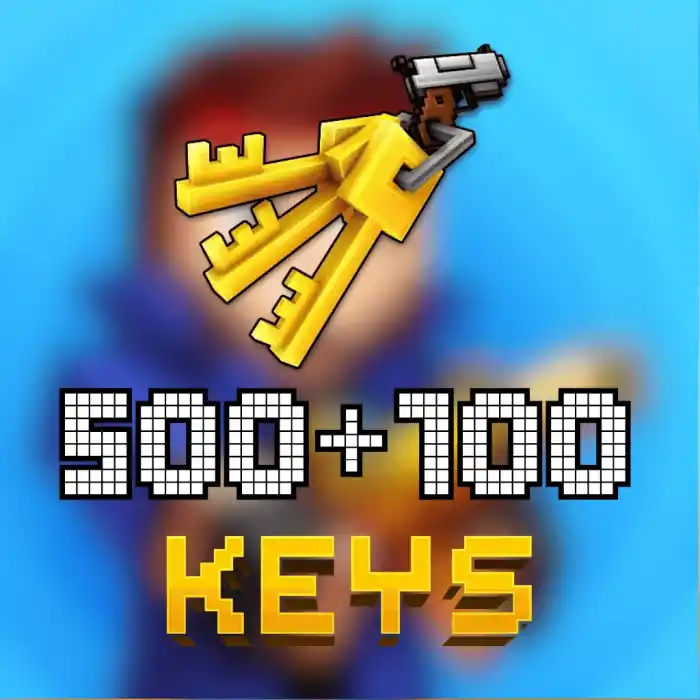Pixel Gun 3D 600 (500+100) Keys