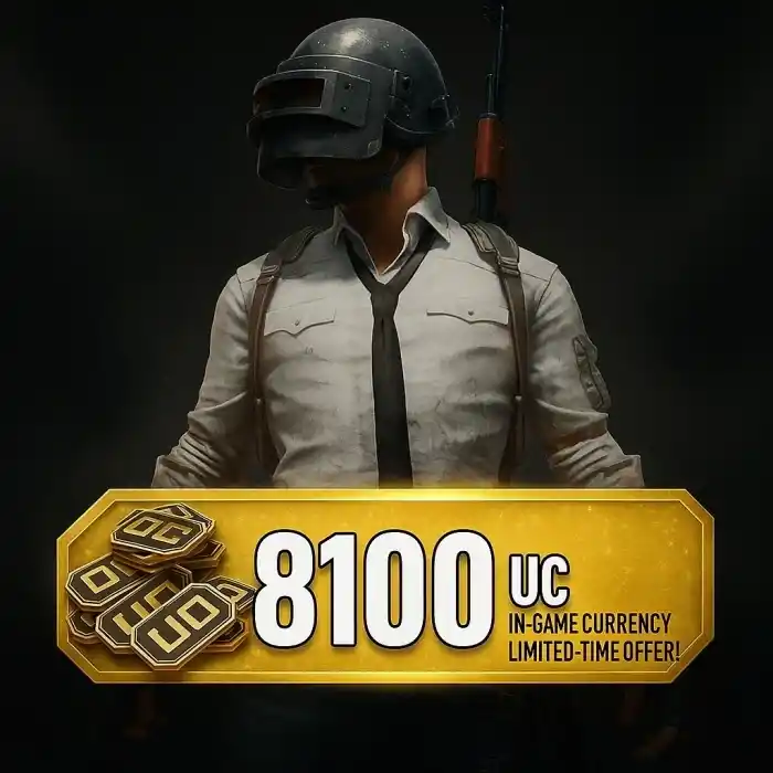 PUBG Mobile – 8100 UC (E-Pin Kod)
