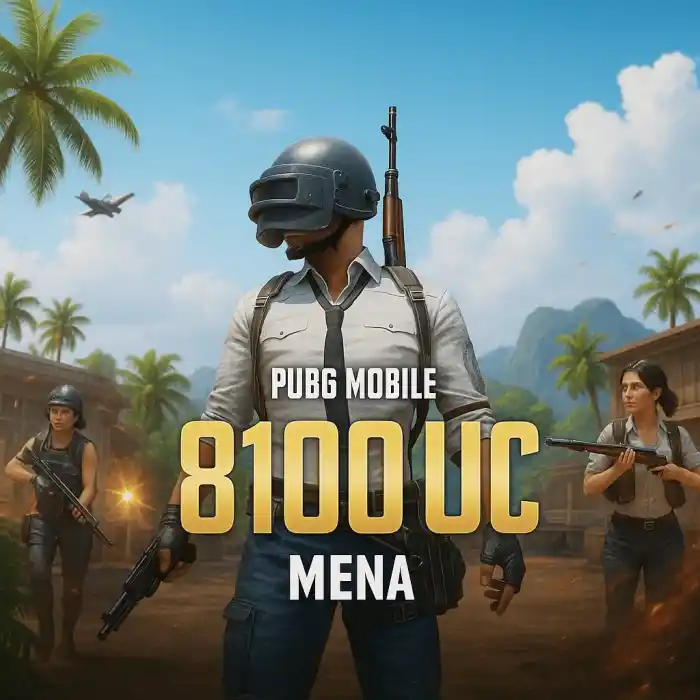 PUBG Mobile 8100 UC Mena