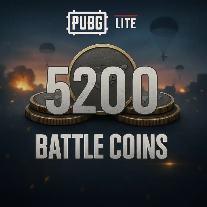 PUBG MOBILE LITE - 5200 (3250+1950) Бойни монети