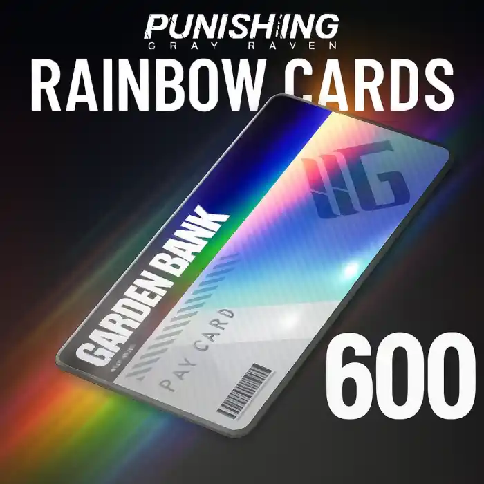 Punishing Gray Raven 600 Cartões Arco-Íris