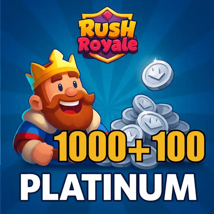 Rush Royale 1000 + 100 Platin
