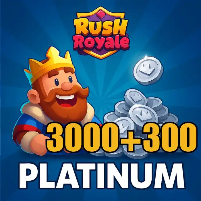Rush Royale 3000 + 300 Platin