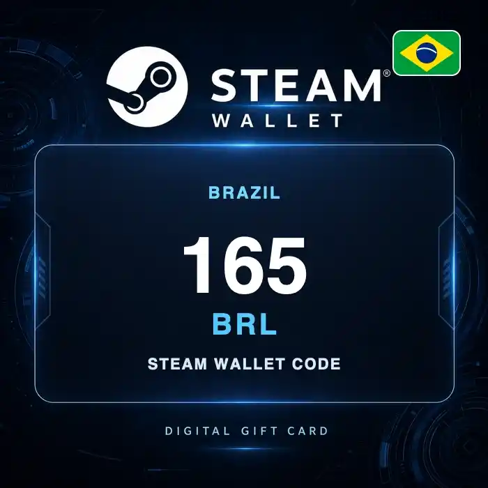Steam Wallet 165 BRL BR