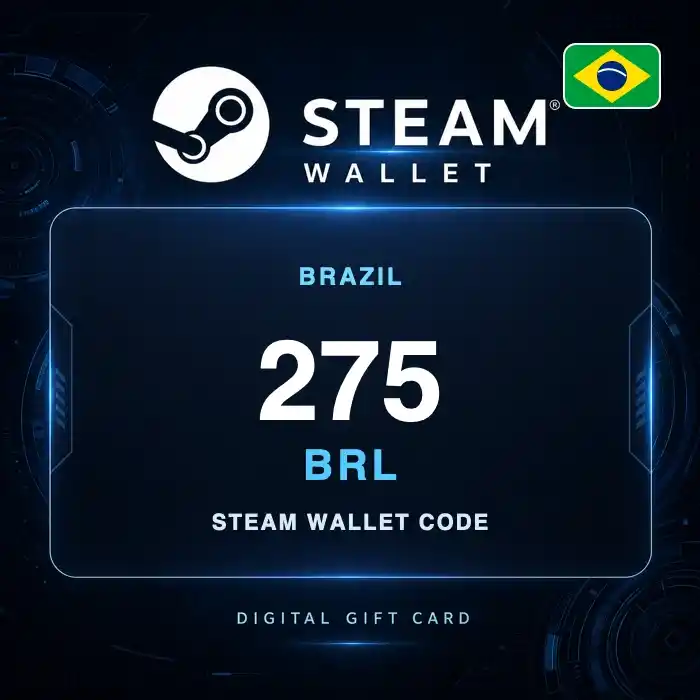 Steam Wallet 275 BRL BR