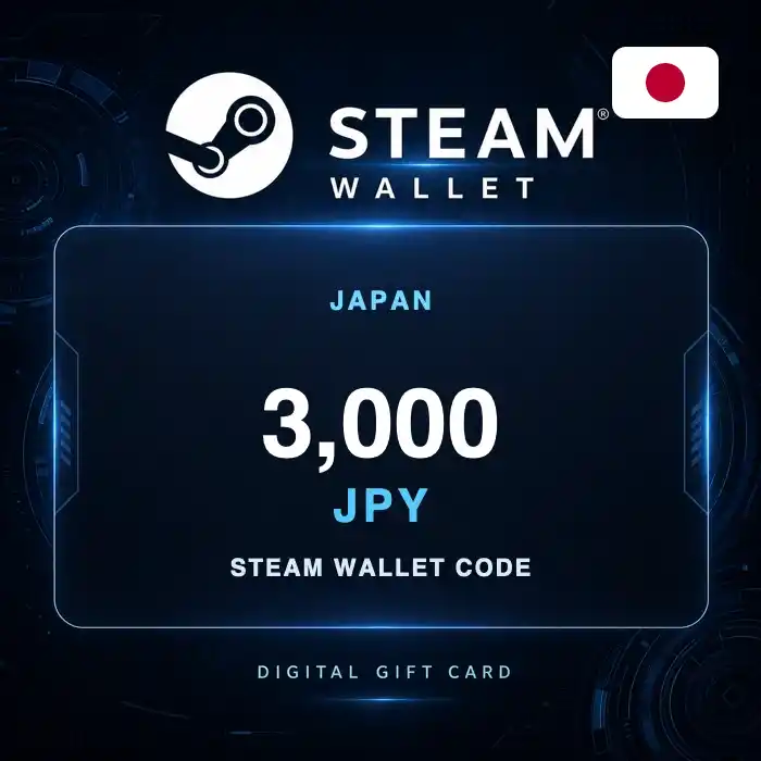 Steam Wallet 3,000 Yen JP