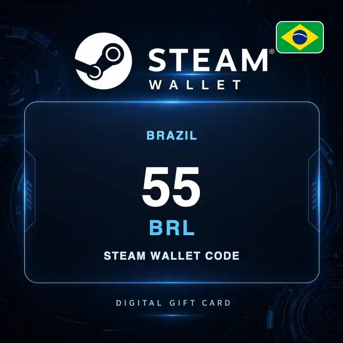 Steam Wallet 55 BRL BR