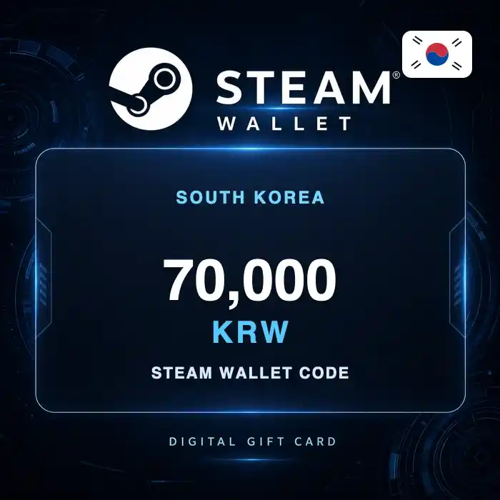 Steam Wallet 70,000 WON KR