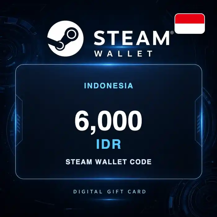 Steam Wallet Rp 6,000 ID