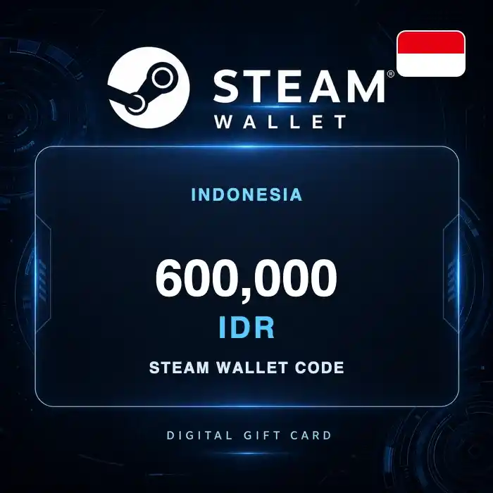 Steam Wallet Rp 600,000 ID