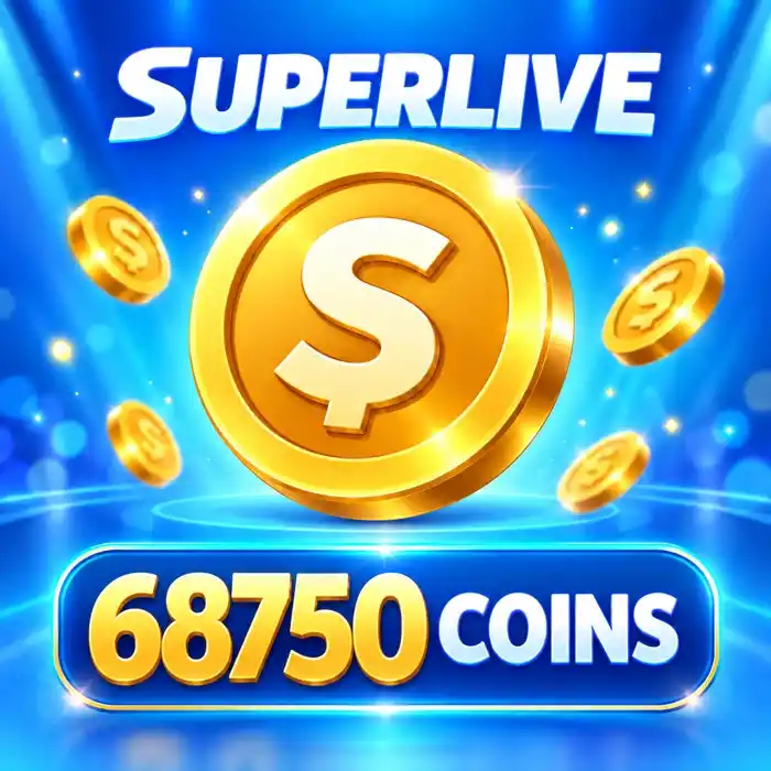 Superlive Top-Up 68750 Coins