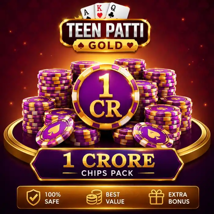 Teen Patti Gold 1 Cr Chips Pack