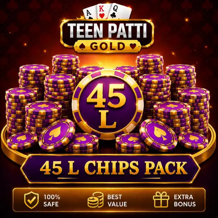 Teen Patti Gold 45 L Chips Pack