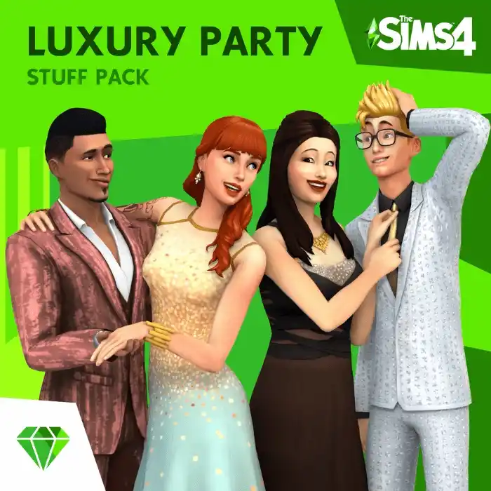 The Sims 4 Luxury Party Stuff