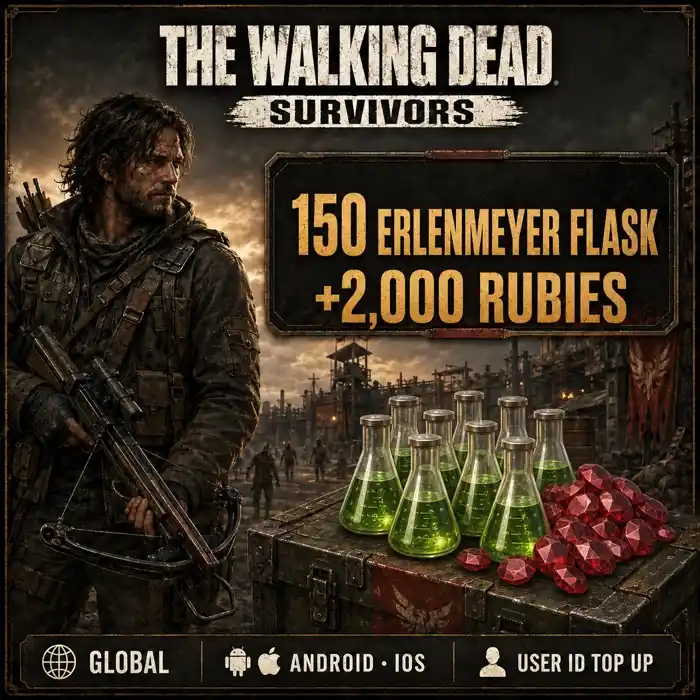The Walking Dead: Survivors 150 Erlenmeyer Flask+2,000 Rubies