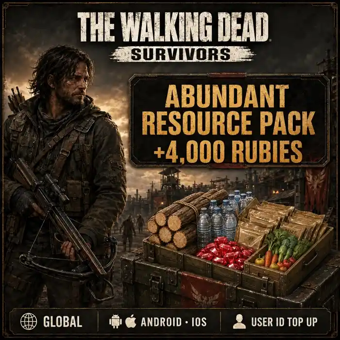 The Walking Dead: Survivors Abundant Resource Pack+4,000 Rubies