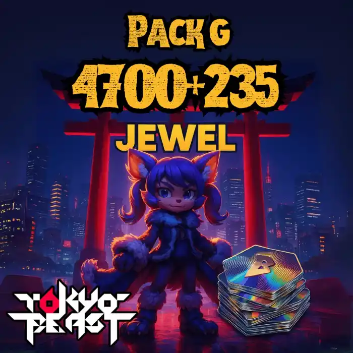 Tokyo Beast Jewel Pack G - 4700+235 Jewels