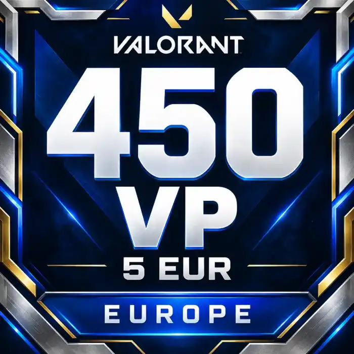 Valorant EU 5 EUR - 450VP
