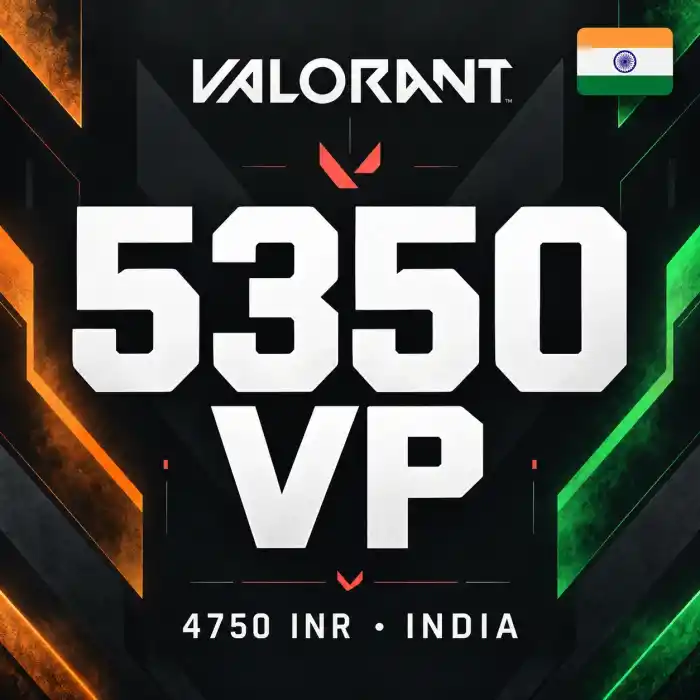 Valorant INR 4750 - 5350 VP